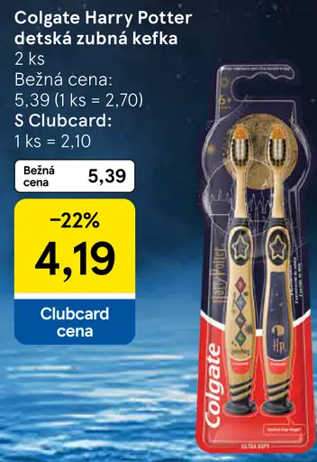 Detská zubná kefka Colgate Harry Potter 6+ rokov