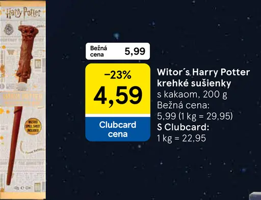 Witor’s Harry Potter krehké sušienky s kakaom