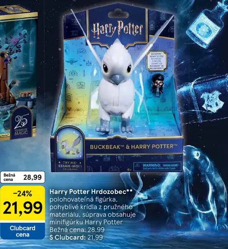 Harry Potter Hrdzobec, polohovateľná figúrka Buckbeak s minifigúrkou Harryho Pottera