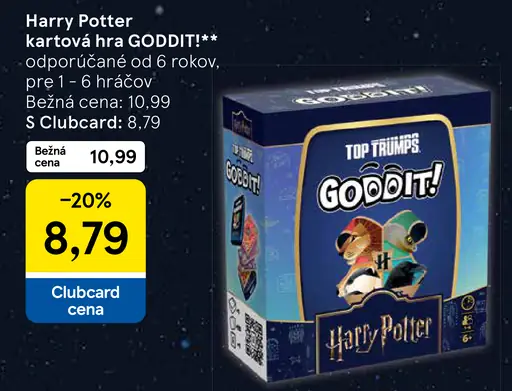 Harry Potter kartová hra Goddit!