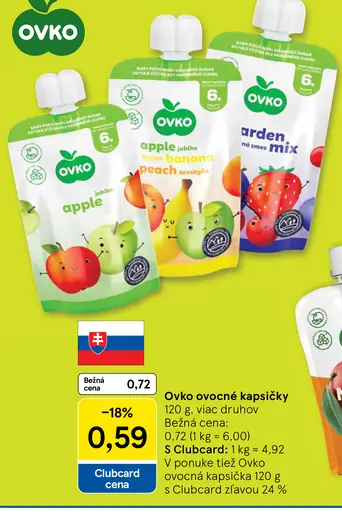 Ovko Ovocné kapsičky