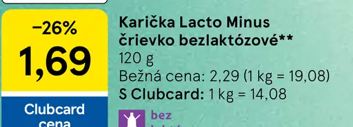 Karička Lacto minus črievko bezlaktózové