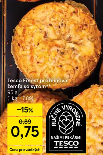 Tesco Finest proteínová bageta