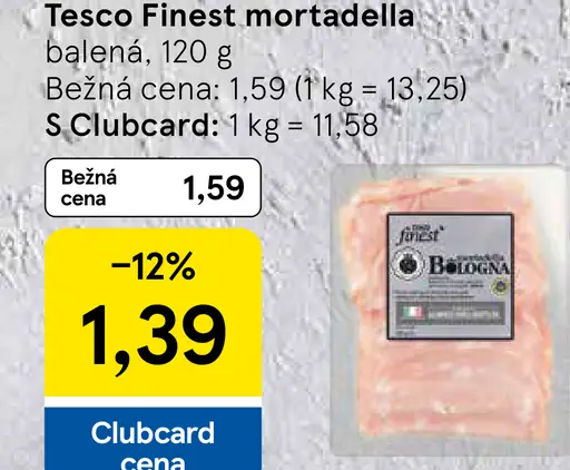Tesco Finest mortadella