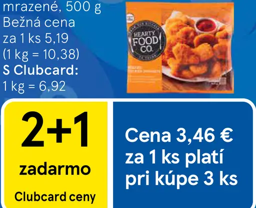 Hearty Food Co. obaľované kuracie nuggety