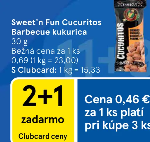 Sweet'n Fun Cucuritos Barbecue kukurica