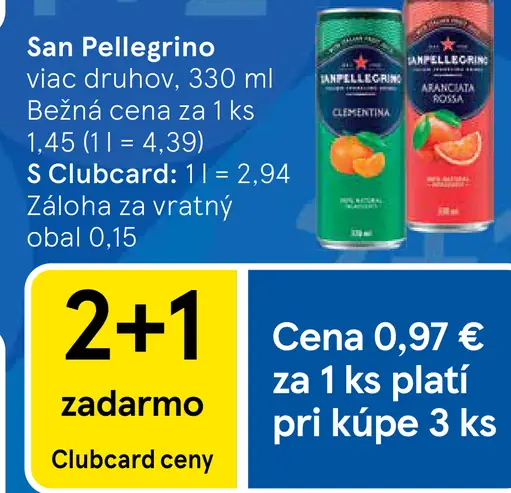San Pellegrino nápoj