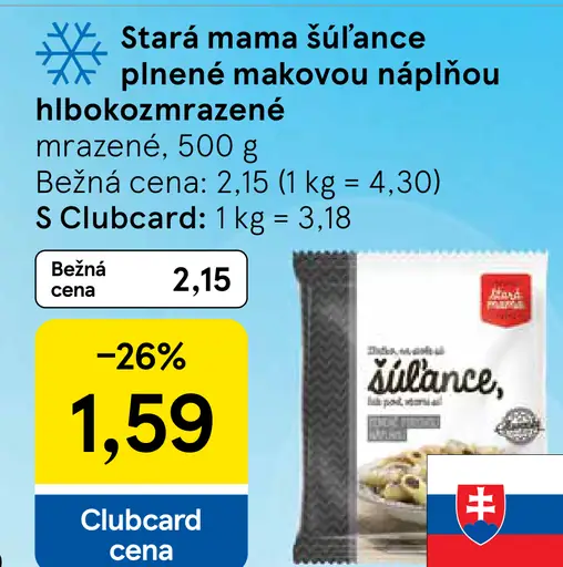 Stará mama šúľance plnené makovou náplňou