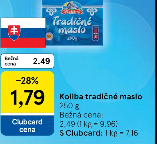 Koliba Tradičné maslo