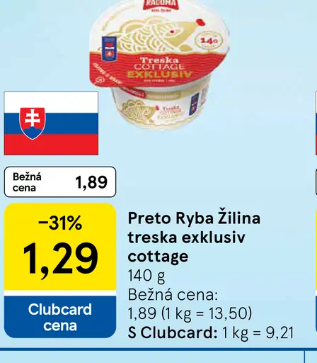Preto Ryba Žilina treska exkluziv cottage