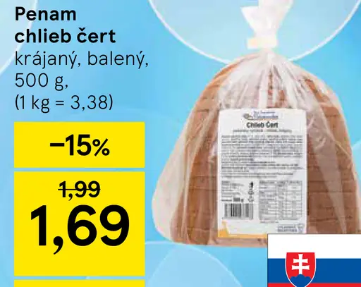 Penam Zemiakový chlieb krájaný