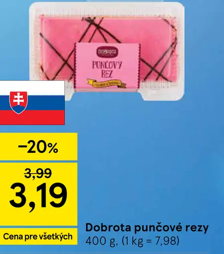 Dobrota punčové rezy