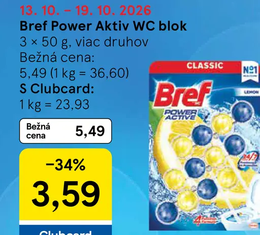Bref Power Aktiv WC blok