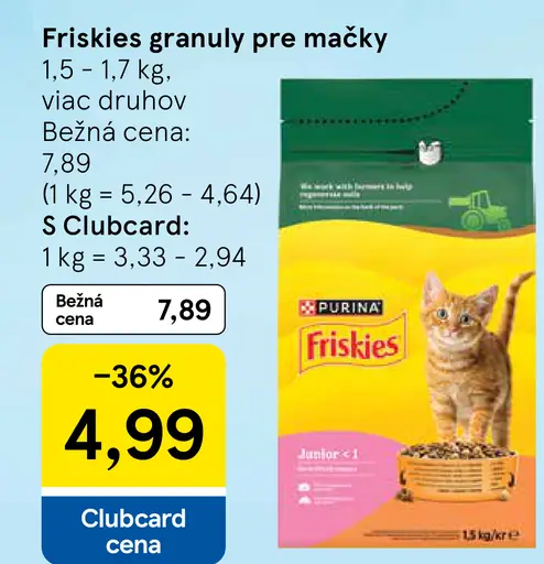 Friskies granuly pre mačky