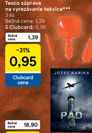 Tesco súprava na vyrezávanie tekvice