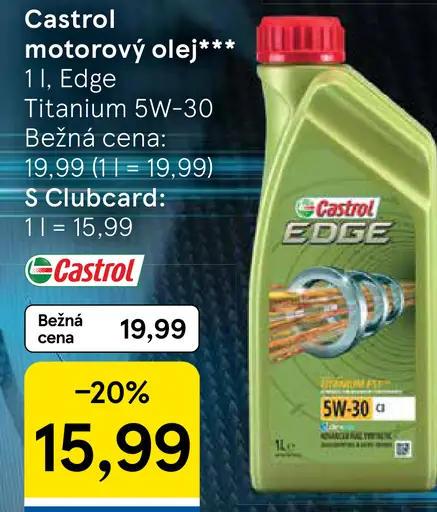 Castrol Edge Titanium 5W-30 motorový olej