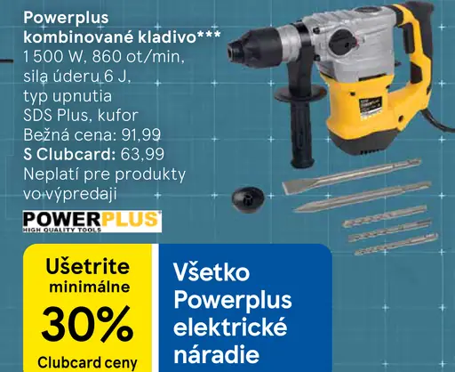 Powerplus kombinované kladivo SDS Plus