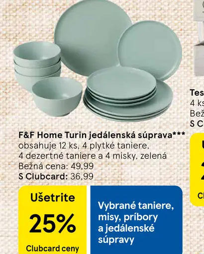 F&F Home Turin jedálenská súprava