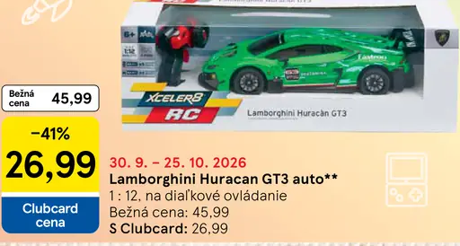 Lamborghini Huracan GT3 auto na diaľkové ovládanie