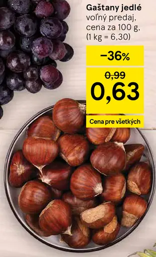 Gaštany jedlé
