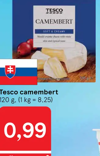 Tesco camembert
