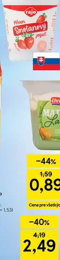 Rajo Mňam Duo smotanový jogurt