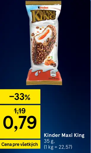 Kinder Maxi King