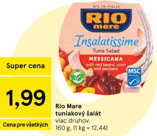Rio Mare Insalatissime Tuniakový šalát Mexico