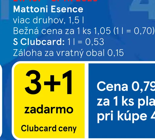 Mattoni Essence – rôzne druhy