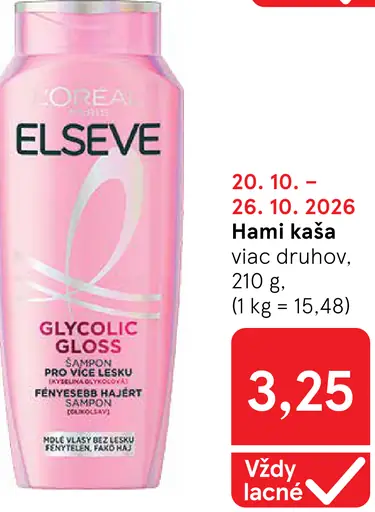Elseve šampón na vlasy