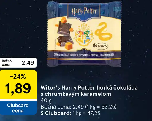 Witor's Harry Potter horká čokoláda s chrumkavým karamelom
