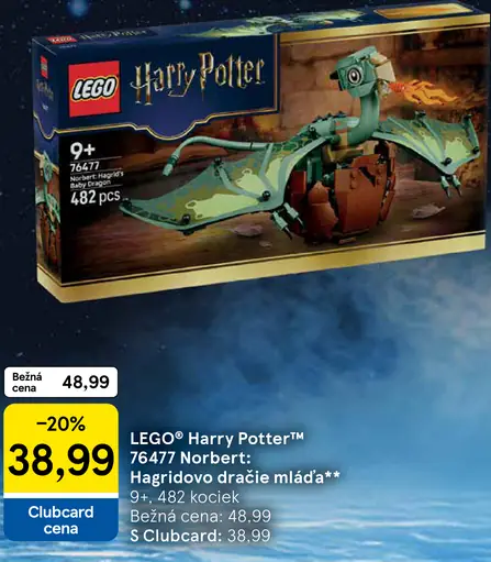 LEGO Harry Potter 76477 Norbert: Hagridovo dračie mláďa