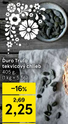 Ďuro Trulo tekvicový chlieb