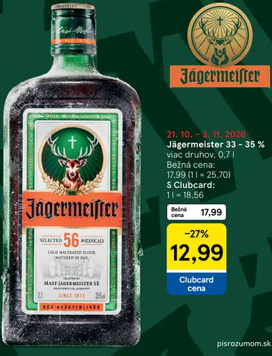 Jägermeister bylinný likér