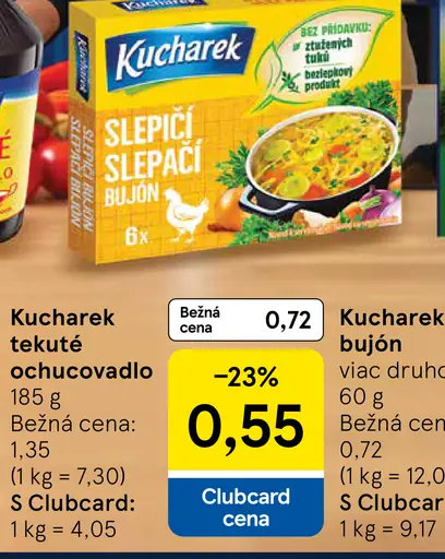 Kucharek bujón, viac druhov