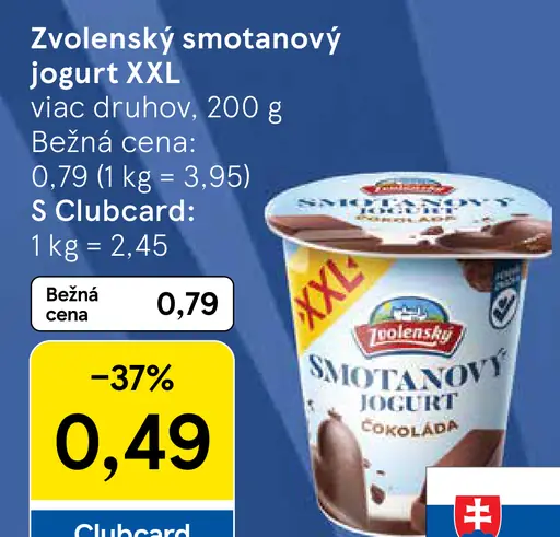 Zvolenský smotanový jogurt