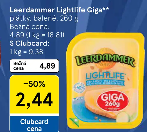 Leerdammer Lightlife Giga
