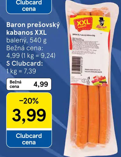 Baron prešovský kabanos XXL