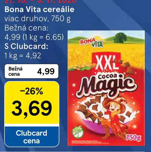 Bona Vita cereálie