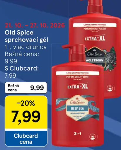 Old Spice sprchovací gél viac druhov