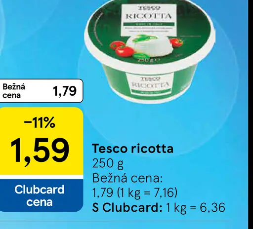 Tesco ricotta