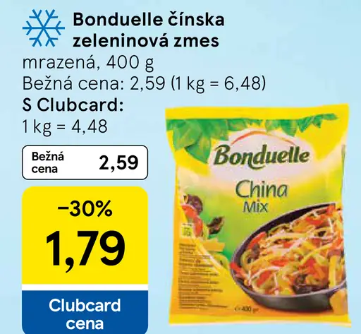 Bonduelle Čínska zeleninová zmes mrazená