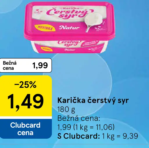 Karička čerstvý syr