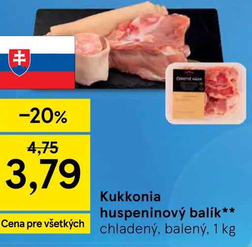 Kuk kônia huspeninový balík