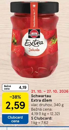 Schwartau Extra džem
