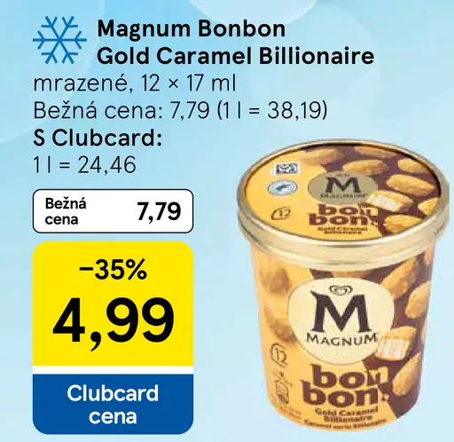 Magnum Bonbon Gold Caramel Billionaire