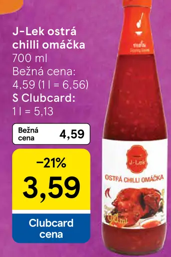 J-Lek ostrá chilli omáčka
