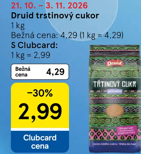 Druid trstinový cukor prírodný