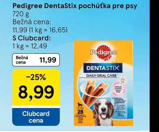 Pedigree DentaStix pochúťka pre psy