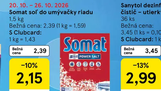 Somat Soľ do umývačky riadu